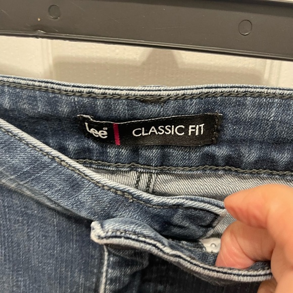 Lee classic fit size 12 dark denim 32 waist 28 length - Picture 5 of 9